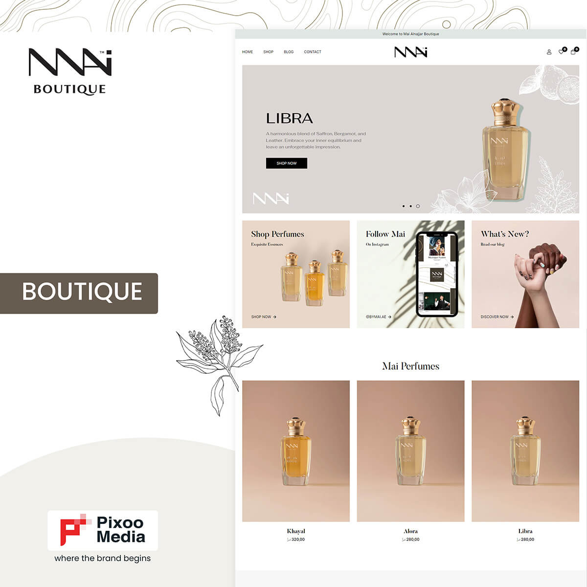 Mai Alnajjar Boutique Website